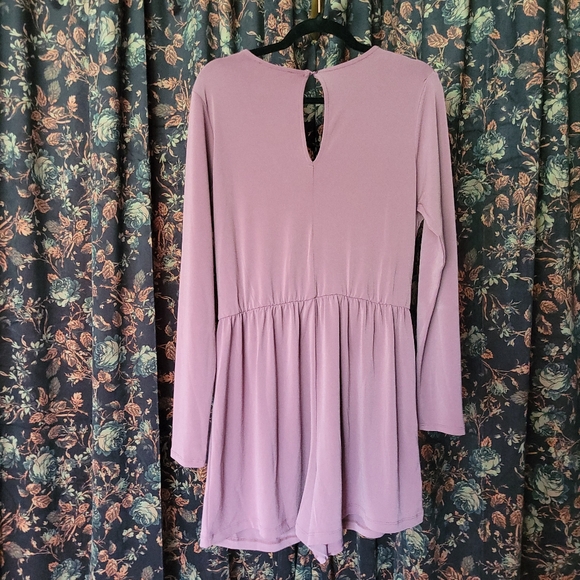 Forever 21 Romper, Size 1X, Mauve Long Sleeve Plus Size 1X Romper NWOT - Picture 3 of 4